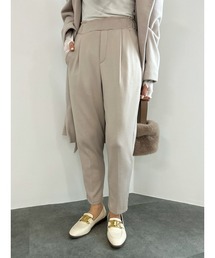 【サイズ展開あり】裏起毛テーパードパンツ / 裏起毛パンツ 裏ボア ストレッチパンツ