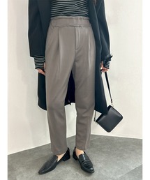 【サイズ展開あり】裏起毛テーパードパンツ / 裏起毛パンツ 裏ボア ストレッチパンツ