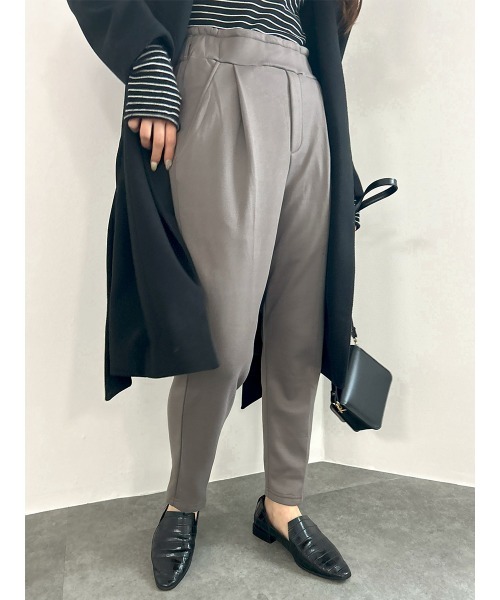 HEILIS(ヘイリス)の「【サイズ展開あり】裏起毛テーパードパンツ / 裏起毛パンツ 裏ボア ストレッチパンツ(その他パンツ・レディース・モカ/ベージュ/ブラック/チャコールグレー・M/L)」の20枚目の写真