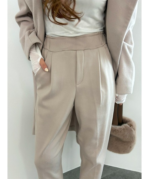 HEILIS(ヘイリス)の「【サイズ展開あり】裏起毛テーパードパンツ / 裏起毛パンツ 裏ボア ストレッチパンツ(その他パンツ・レディース・モカ/ベージュ/ブラック/チャコールグレー・M/L)」の14枚目の写真