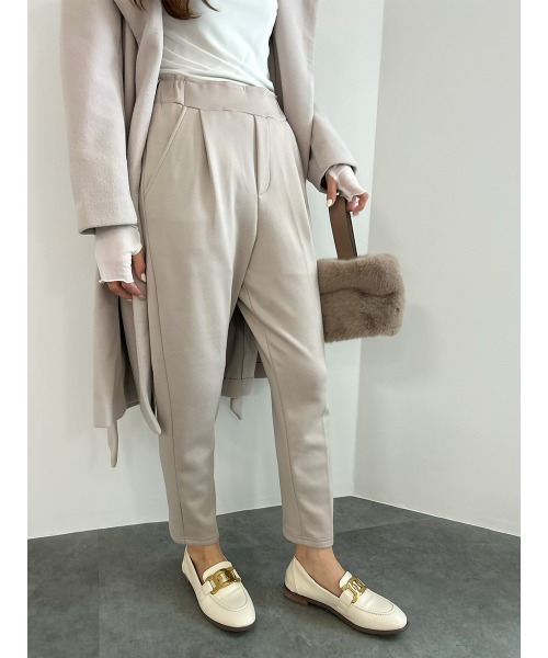 HEILIS(ヘイリス)の「【サイズ展開あり】裏起毛テーパードパンツ / 裏起毛パンツ 裏ボア ストレッチパンツ(その他パンツ・レディース・モカ/ベージュ/ブラック/チャコールグレー・M/L)」の12枚目の写真