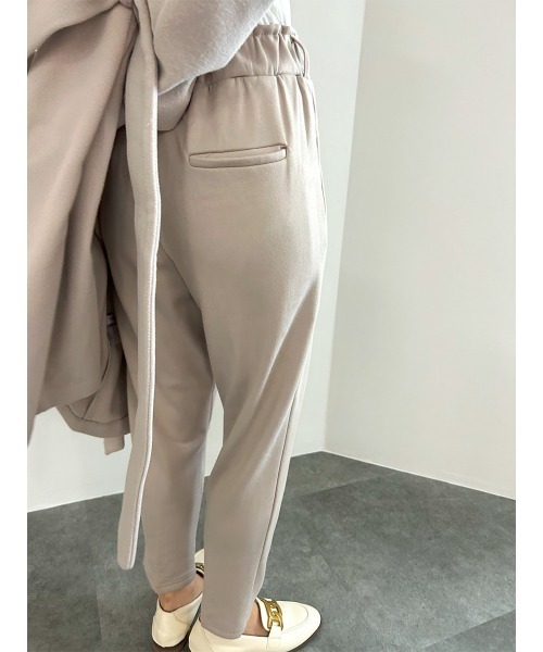 HEILIS(ヘイリス)の「【サイズ展開あり】裏起毛テーパードパンツ / 裏起毛パンツ 裏ボア ストレッチパンツ(その他パンツ・レディース・モカ/ベージュ/ブラック/チャコールグレー・M/L)」の9枚目の写真