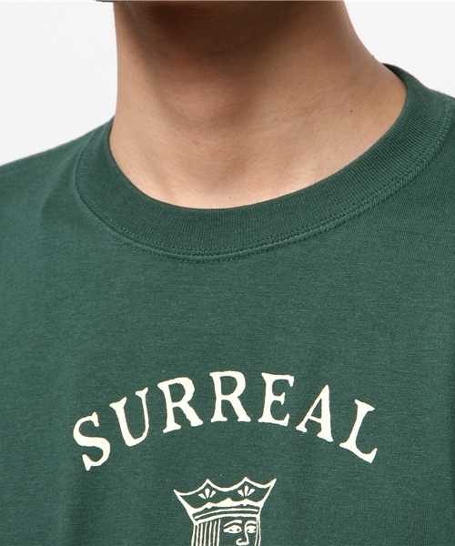 SURREAL(シュルリアル)の「MAKOTO(Tシャツ/カットソー・メンズ・モスグリーン/スミクロ/ホワイト・SMALL/LARGE/MEDIUM)」の7枚目の写真