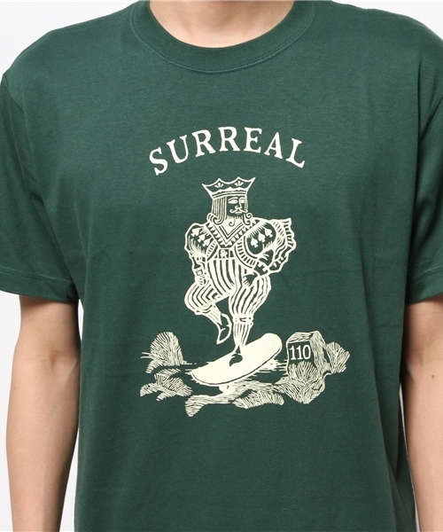 SURREAL(シュルリアル)の「MAKOTO(Tシャツ/カットソー・メンズ・モスグリーン/スミクロ/ホワイト・SMALL/LARGE/MEDIUM)」の10枚目の写真
