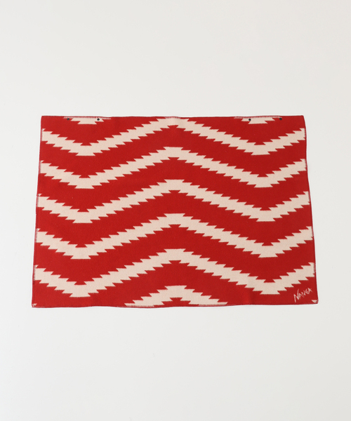 NANGA（ナンガ）の「【NANGA / ナンガ】FOLK (TRIBAL)BLANKET（ストール/ショール・メンズ・レッド・FREE）」の9枚目の写真