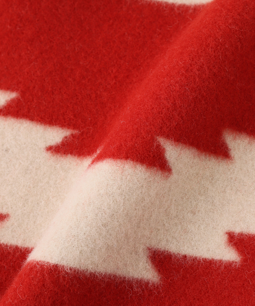 NANGA（ナンガ）の「【NANGA / ナンガ】FOLK (TRIBAL)BLANKET（ストール/ショール・メンズ・レッド・FREE）」の13枚目の写真