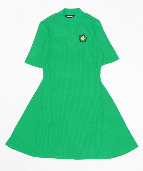Desigual（デシグアル）の「花 ショート スケーターワンピース（ワンピース・レディース・グリーン・L/M/S/XL/XS）」の3枚目の写真