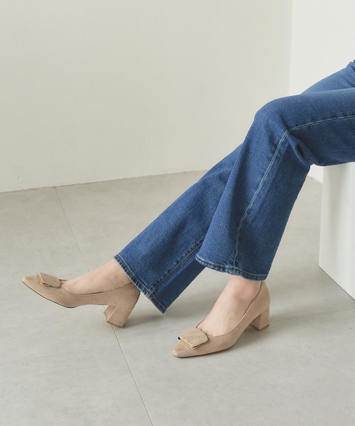 LE TALON（ルタロン）の「5.5cmプレートモチーフパンプス（パンプス