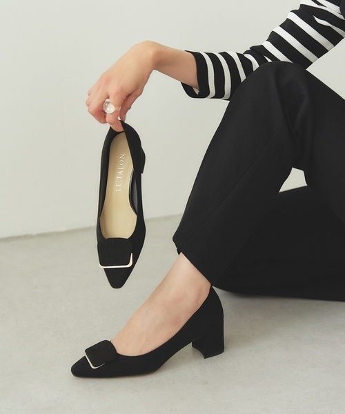 LE TALON（ルタロン）の「5.5cmプレートモチーフパンプス（パンプス