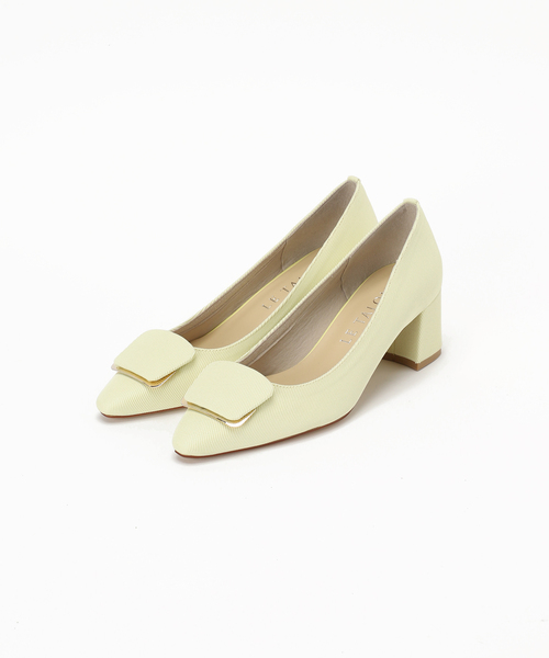 LE TALON（ルタロン）の「5.5cmプレートモチーフパンプス（パンプス