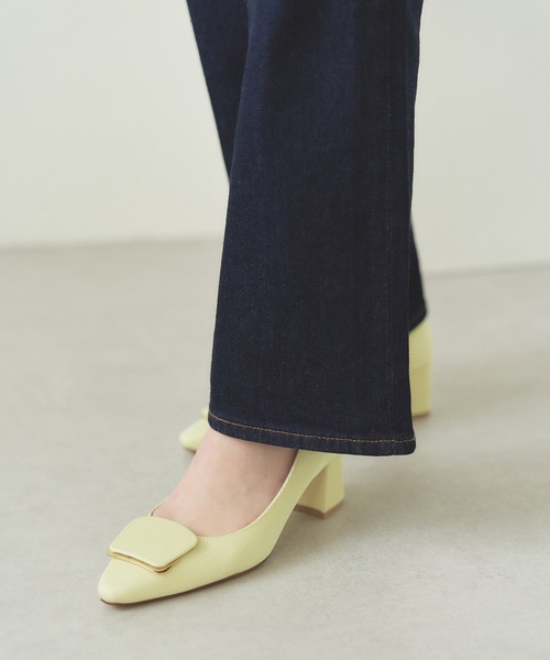 LE TALON（ルタロン）の「5.5cmプレートモチーフパンプス（パンプス