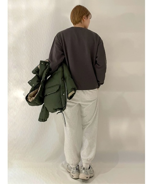 BACK NUMBER(バックナンバー)の「【BACK NUMBER】オーバーダイスウェットクルー(スウェット・メンズ・ダークグレー/イエロー/サックスブルー/パープル/グリーン/オフホワイト・M/L/XL)」の19枚目の写真