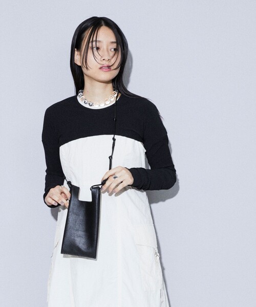 Firsthand（ファーストハンド）の「Firsthand/ファーストハンド レザームスビポシェット / 防水レザー（ショルダーバッグ・レディース・レモンイエロー/ブラック/ホワイト/ピンク・ONE SIZE）」の13枚目の写真