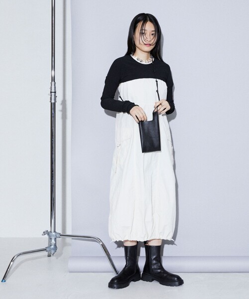 Firsthand（ファーストハンド）の「Firsthand/ファーストハンド レザームスビポシェット / 防水レザー（ショルダーバッグ・レディース・レモンイエロー/ブラック/ホワイト/ピンク・ONE SIZE）」の15枚目の写真