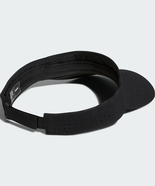 adidas（アディダス）の「メタルロゴ バイザー【adidas Golf/アディダスゴルフ】（サンバイザー・メンズ・ブラック/ネイビー/ホワイト・LARGE）」の7枚目の写真