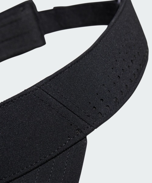 adidas（アディダス）の「メタルロゴ バイザー【adidas Golf/アディダスゴルフ】（サンバイザー・メンズ・ブラック/ネイビー/ホワイト・LARGE）」の9枚目の写真