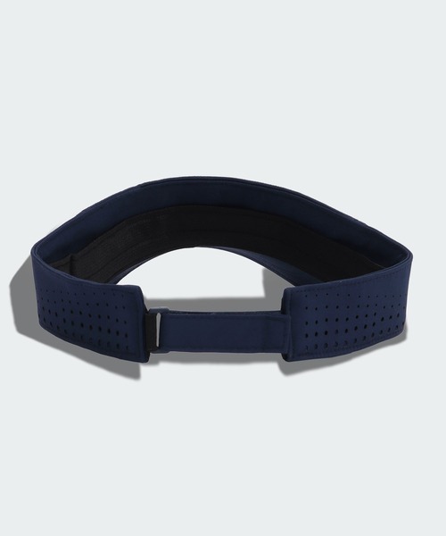 adidas（アディダス）の「メタルロゴ バイザー【adidas Golf/アディダスゴルフ】（サンバイザー・メンズ・ブラック/ネイビー/ホワイト・LARGE）」の13枚目の写真