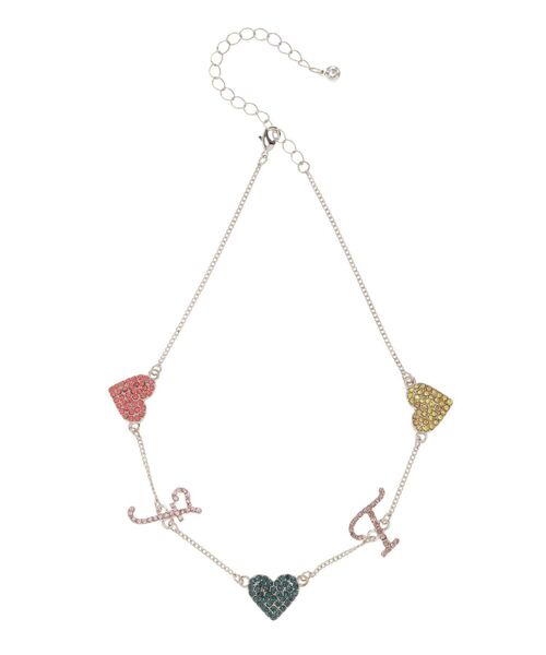 jouetie（ジュエティ）の「JTカラーラインストーンネックレス（ネックレス・レディース・シルバー/ゴールド・FREE）」の2枚目の写真