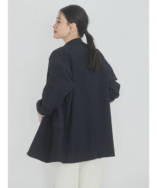 AMERICAN HOLIC（アメリカンホリック）の「Wボタンドロップショルダーテーラードジャケット1（テーラードジャケット・レディース・ネイビー・M/L）」の11枚目の写真