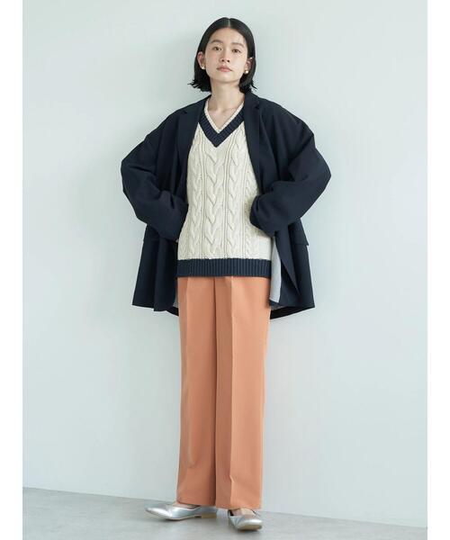 AMERICAN HOLIC（アメリカンホリック）の「Wボタンドロップショルダーテーラードジャケット1（テーラードジャケット・レディース・ネイビー・M/L）」の18枚目の写真