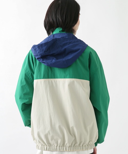 URBAN RESEARCH Sonny Label（アーバンリサーチサニーレーベル）の「バイカラースケーターズジャケット（ナイロンジャケット・メンズ・ホワイト系その他/ブラック系その他・MEDIUM/LARGE）」の8枚目の写真