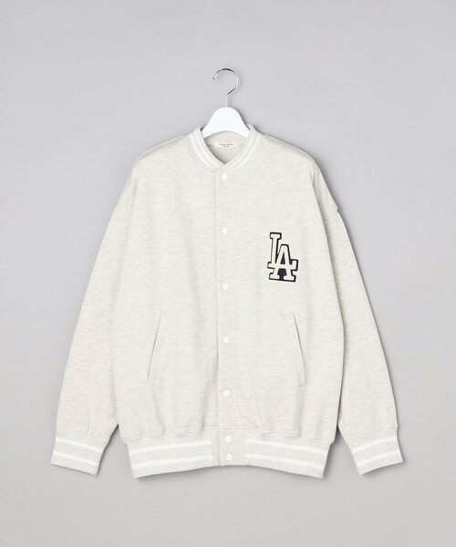 FREAK'S STORE（フリークスストア）の「MLB × FREAK'S STORE/エムエルビー MLB裏毛スタジャン（スタジャン・レディース・ブラック/ネイビー/グレー/ナチュラル・ﾌﾘ-）」の21枚目の写真