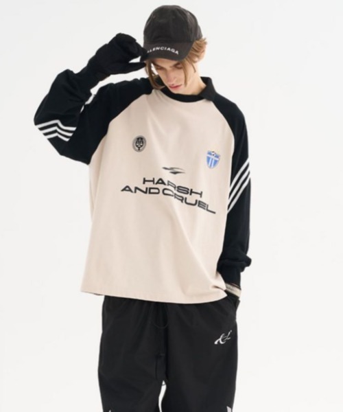 【送関込・国内発送】HARSH AND CRUEL★ ロゴ 長袖 Tシャツ 送関込・国内発送】HARSH AND CRUEL☆ ロゴ 長袖 Tシャツ (HARSH
