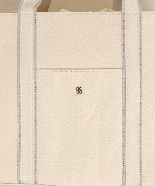 OLIVE des OLIVE（オリーブデオリーブ）の「エンブレム金具付きトートバッグ　1031120090（トートバッグ・レディース・ピンク/ライトグレー/ブラック・FREE）」の21枚目の写真