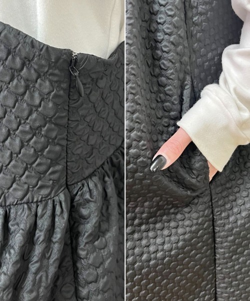 DONOBAN（ドノバン）の「ボーン入りキャミワンピース（ワンピース・レディース・ホワイト/ブラック・F）」の13枚目の写真