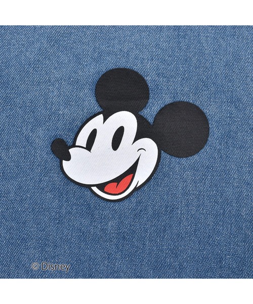 SLAP SLIP（スラップスリップ）の「SLAPSLIP/【Disney】ミッキーマウス/ミニーマウス/デニムチェック柄シャツ/ディズニー(80~130cm)（シャツ/ブラウス・キッズ・ホワイト系その他/ブルー・100/110/130/90/120/80）」の14枚目の写真