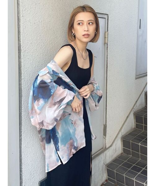 MURUA（ムルーア）の「【WEB限定】ニュアンスプリントオーバー
