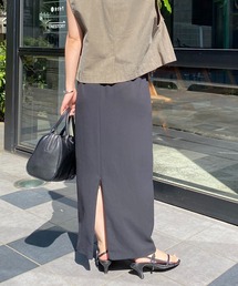 COLLAGE GALLARDAGALANTE | デイリーからフォーマルまで/ジャージロングタイトスカート/セットアップ可(スカート)