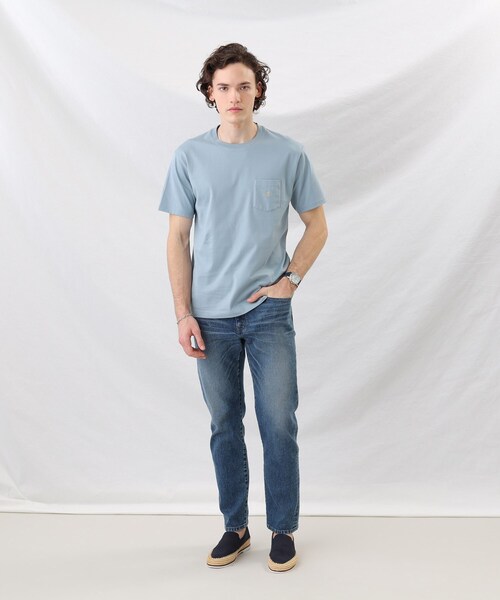 セール】◇【Sサイズ～】ワンポイント刺繍 ポケット Tシャツ（T