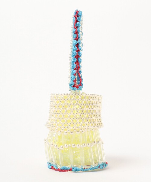 Ray BEAMS(レイビームス)の「Casselini / クロシェ ビーズ バッグ(トートバッグ・レディース・ナチュラル/ブラック・ONE SIZE)」の7枚目の写真