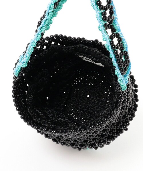 Ray BEAMS(レイビームス)の「Casselini / クロシェ ビーズ バッグ(トートバッグ・レディース・ナチュラル/ブラック・ONE SIZE)」の13枚目の写真