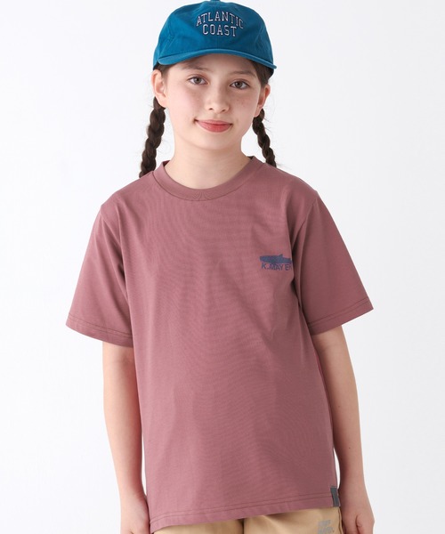KRIFF MAYER Kid's Collection（クリフメイヤーキッズコレクション）の「【接触冷感】涼TOUCH背比べT（サメ）（Tシャツ/カットソー・キッズ・オフホワイト/ネイビー/コーラル/サックスブルー・130/160/150/170/120/140）」の5枚目の写真