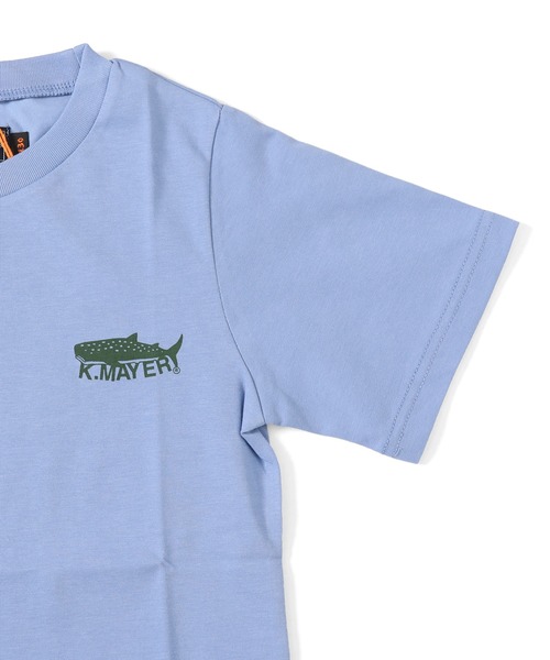 KRIFF MAYER Kid's Collection（クリフメイヤーキッズコレクション）の「【接触冷感】涼TOUCH背比べT（サメ）（Tシャツ/カットソー・キッズ・オフホワイト/ネイビー/コーラル/サックスブルー・130/160/150/170/120/140）」の13枚目の写真