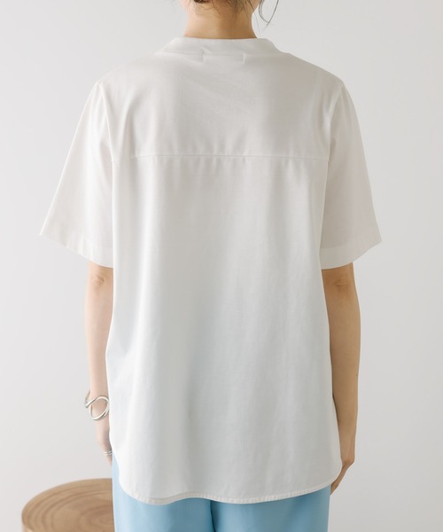 COLLAGE GALLARDAGALANTE（コラージュガリャルダガランテ）の「フロッキーロゴTシャツ（Tシャツ/カットソー・レディース・オフホワイト/ベージュ/ブラック・FREE）」の13枚目の写真