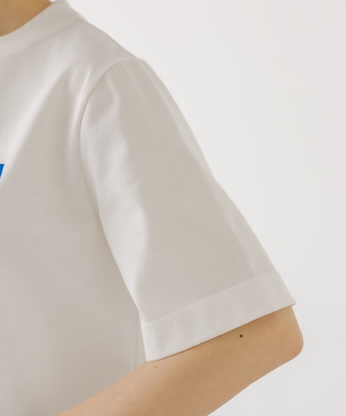 COLLAGE GALLARDAGALANTE（コラージュガリャルダガランテ）の「フロッキーロゴTシャツ（Tシャツ/カットソー・レディース・オフホワイト/ベージュ/ブラック・FREE）」の17枚目の写真