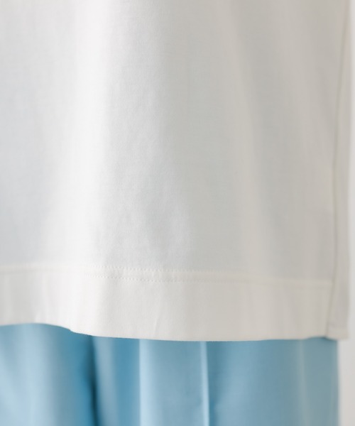 COLLAGE GALLARDAGALANTE（コラージュガリャルダガランテ）の「フロッキーロゴTシャツ（Tシャツ/カットソー・レディース・オフホワイト/ベージュ/ブラック・FREE）」の18枚目の写真