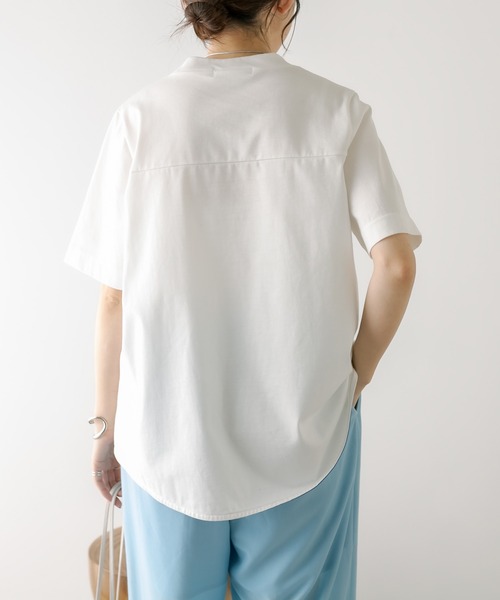 COLLAGE GALLARDAGALANTE（コラージュガリャルダガランテ）の「フロッキーロゴTシャツ（Tシャツ/カットソー・レディース・オフホワイト/ベージュ/ブラック・FREE）」の9枚目の写真