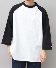USAコットン ラグラン ビッグシルエット 7分袖 Tシャツ / 七分丈 / ロンT / 2W7-13204