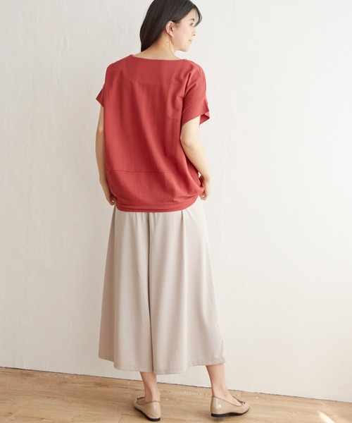 IKKA LOUNGE(イッカラウンジ)の「さらっとリラックスパンツ(その他パンツ・レディース・ブラック/ベージュ/その他4・M/L)」の7枚目の写真