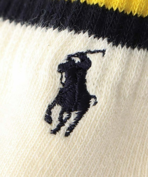POLO RALPH LAUREN(ポロ ラルフ ローレン)の「【3足セット】POLO RALPH LAUREN メンズ 足底パイル アーチサポート ワンポイント TOPライン ショートソックス 92009611(ソックス/靴下・メンズ・オフホワイト・25-27CM)」の13枚目の写真