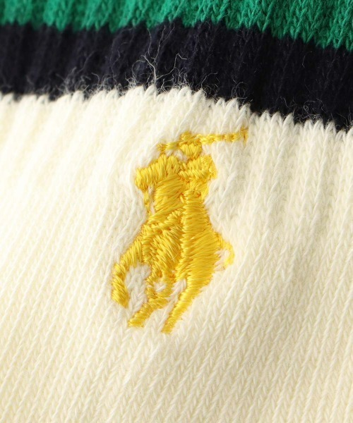 POLO RALPH LAUREN(ポロ ラルフ ローレン)の「【3足セット】POLO RALPH LAUREN メンズ 足底パイル アーチサポート ワンポイント TOPライン ショートソックス 92009611(ソックス/靴下・メンズ・オフホワイト・25-27CM)」の15枚目の写真