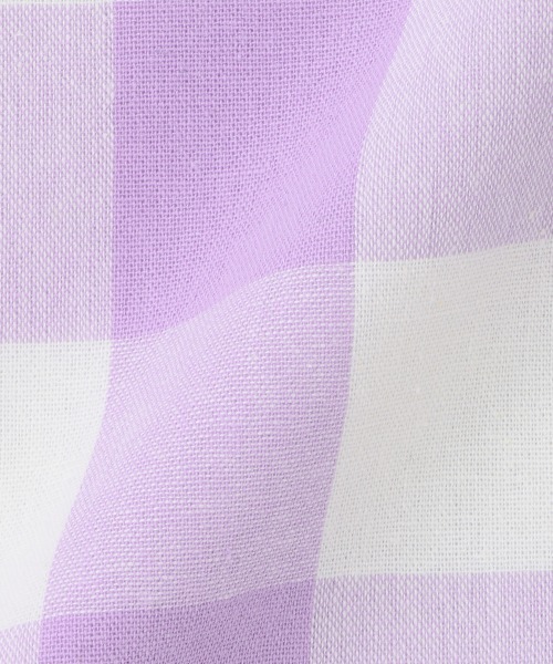 petit main（プティマイン）の「【リンク】衿つきブロックチェックワンピ(キッズ)（ワンピース・キッズ・ラベンダー/ブラック・90cm/100cm/80ｃｍ/110cm/120cm/130cm）」の13枚目の写真