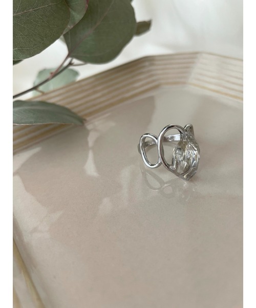 tone(トーン)の「【marumusubi】clear ring(MA)(リング・レディース・ゴールド/シルバー系その他/ゴールド系その他/クリア/シルバー系その他2/ブラウン・FREE)」の10枚目の写真