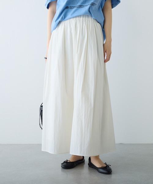 PUAL CE CIN（ピュアルセシン）の「【Du noir】ナイロンボリュームスカート（スカート・レディース・オフホワイト/ピンク/ブラック・FREE）」の2枚目の写真
