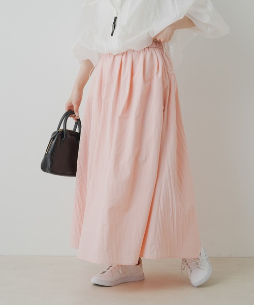 PUAL CE CIN（ピュアルセシン）の「【Du noir】ナイロンボリュームスカート（スカート・レディース・オフホワイト/ピンク/ブラック・FREE）」の8枚目の写真
