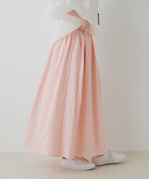 PUAL CE CIN（ピュアルセシン）の「【Du noir】ナイロンボリュームスカート（スカート・レディース・オフホワイト/ピンク/ブラック・FREE）」の9枚目の写真